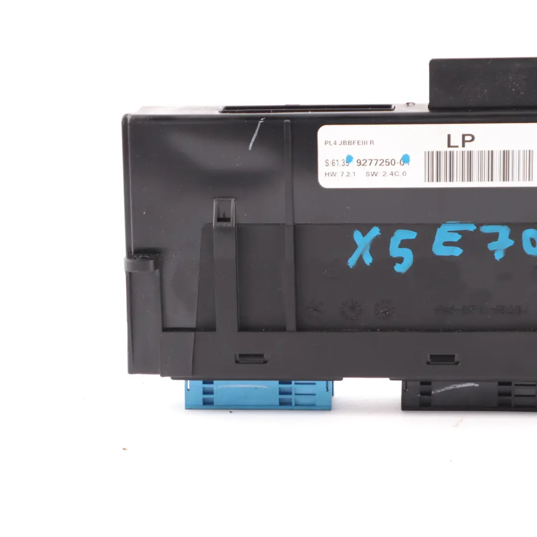 Body Control Module Unit Junction Box PL4 JBBFEIII R ECU to BMW X5 E70 LCI with Part number 9277250 BMW X5 E70 LCI Body Control Module Unit Junction Box PL4 JBBFEIII R ECU - SKU 9277250 - Part number 9277250