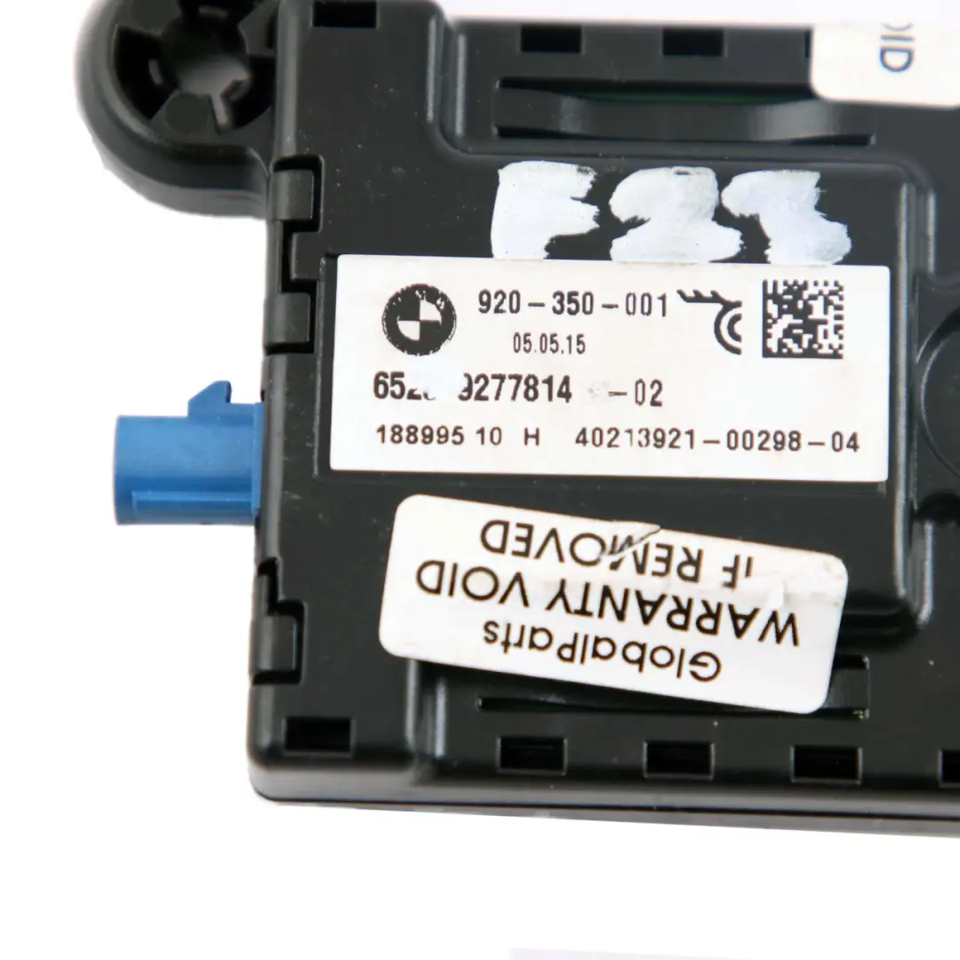 Sat Nav GPS Antenna Amplifier to BMW 2 Series F23 Cabrio Convertible with Part number 9277814 BMW 2 Series F23 Cabrio Convertible Sat Nav GPS Antenna Amplifier - SKU 9277814 - Part number 9277814