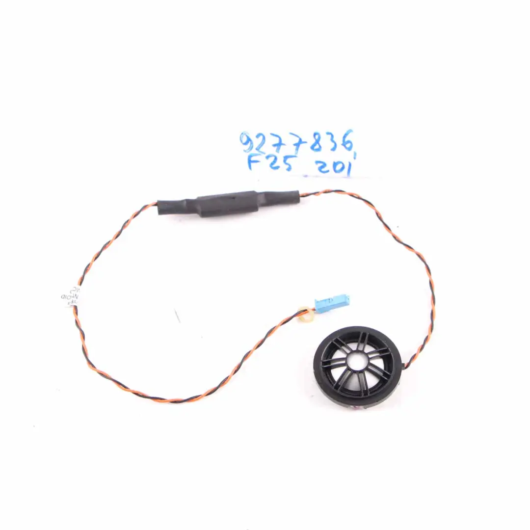 Speaker BMW X3 F25 X5 F15 TOP HIFI System Tweeter Rear Left Right N/O/S  - SKU 9277836 - Part number 9277836