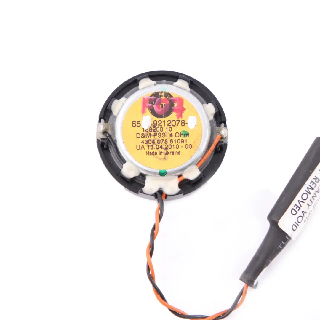 Speaker Tweeter BMW E70 E71 F07 HiFi Professional DSP Audio Door Card 9212078 to with Part number 9277839 Speaker Tweeter BMW E70 E71 F07 HiFi Professional DSP Audio Door Card 9212078 - SKU 9277839 - Part number 9277839
