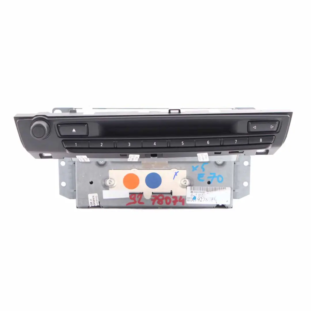 BMW X5 E70 Head Unit CIC DAB Professional Navigation System Controller - SKU 9278074 - Part number 9278074