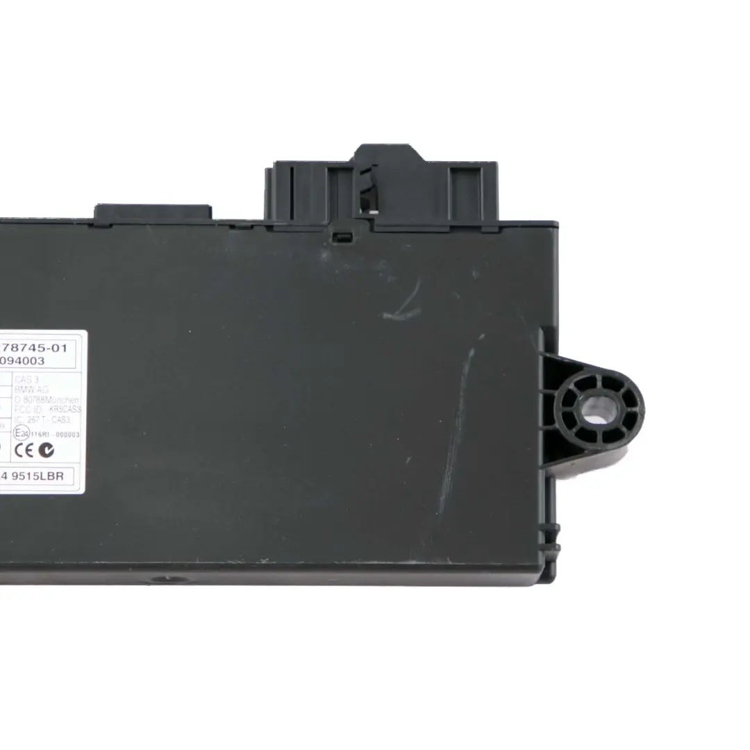 CAS3 Unidad Control Módulo Lectura Llaves para BMW E60 E81 E87 E90 E91 E92 con número de pieza 9278745 BMW E60 E81 E87 E90 E91 E92 CAS3 Unidad Control Módulo Lectura Llaves - SKU 9278745 - Número de pieza 9278745