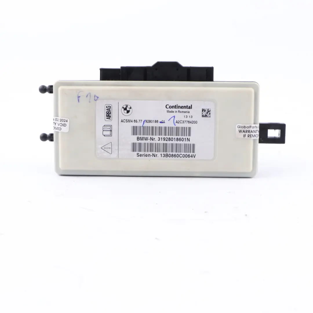 Control Module ECU Unit to BMW F10 F11 F30 F01 F02 LCI Air with Part number 9280186 BMW F10 F11 F30 F01 F02 LCI Air Control Module ECU Unit - SKU 9280186-1 - Part number 9280186