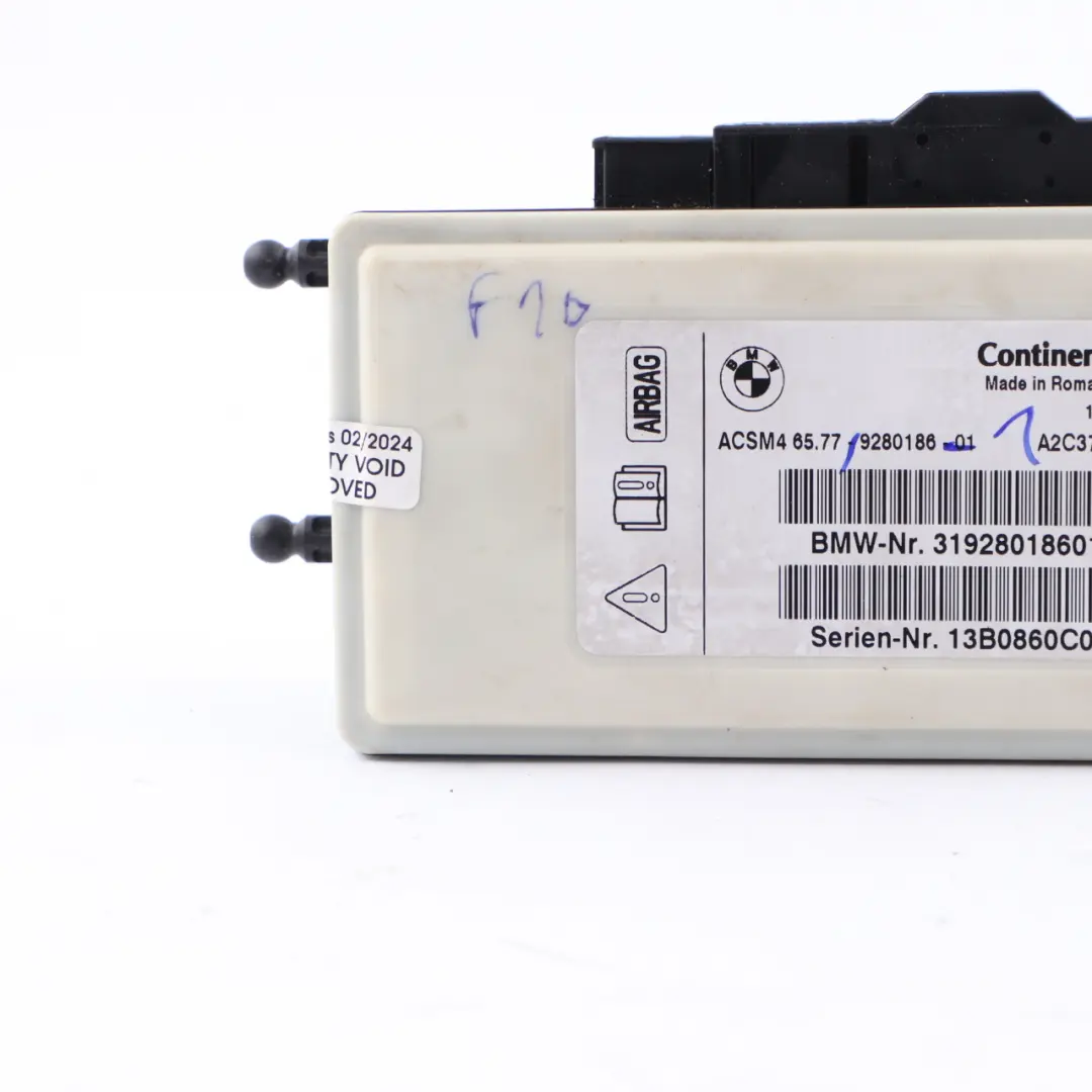 BMW F10 F11 F01 F02 F03 LCI Moduł Airbag - SKU 9280186-1 - Numer Części 9280186