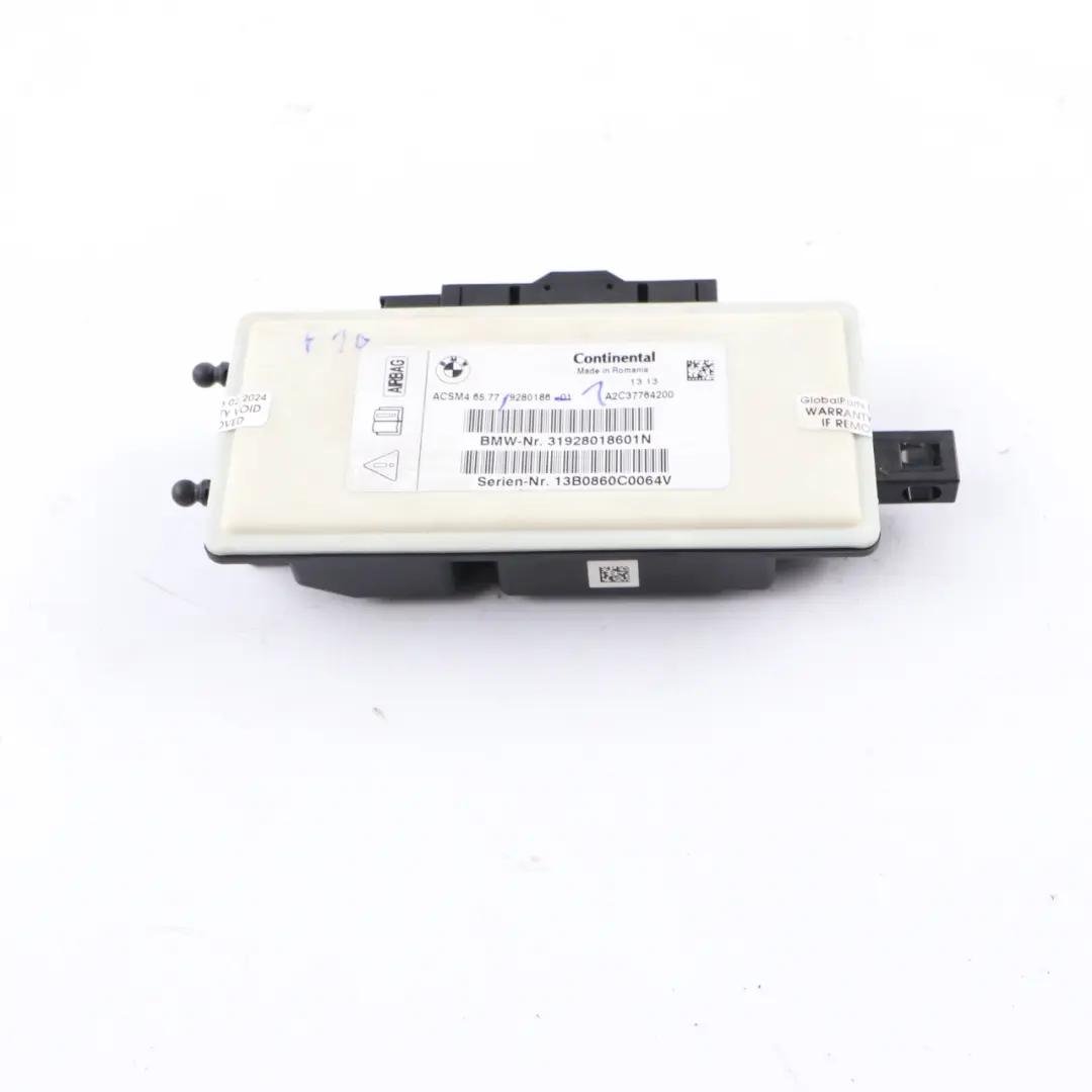 Moduł Airbag do BMW F10 F11 F01 F02 F03 LCI o numerze 9280186 BMW F10 F11 F01 F02 F03 LCI Moduł Airbag - SKU 9280186-1 - Numer Części 9280186