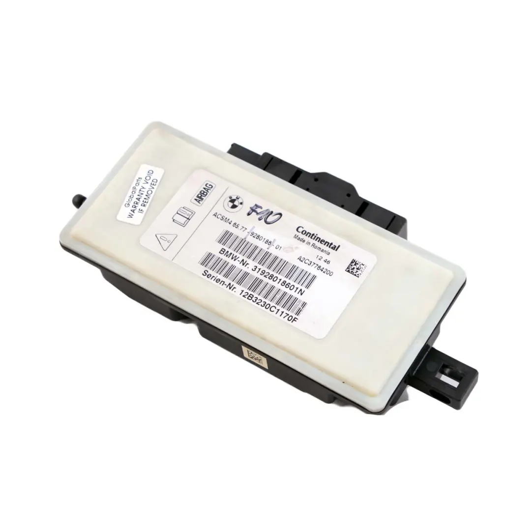 BMW 5 7 F10 F11 F01 F02 F03 LCI Modulo di controllo airbag ECU Unit - SKU 9280186 - Numero di parte 9280185