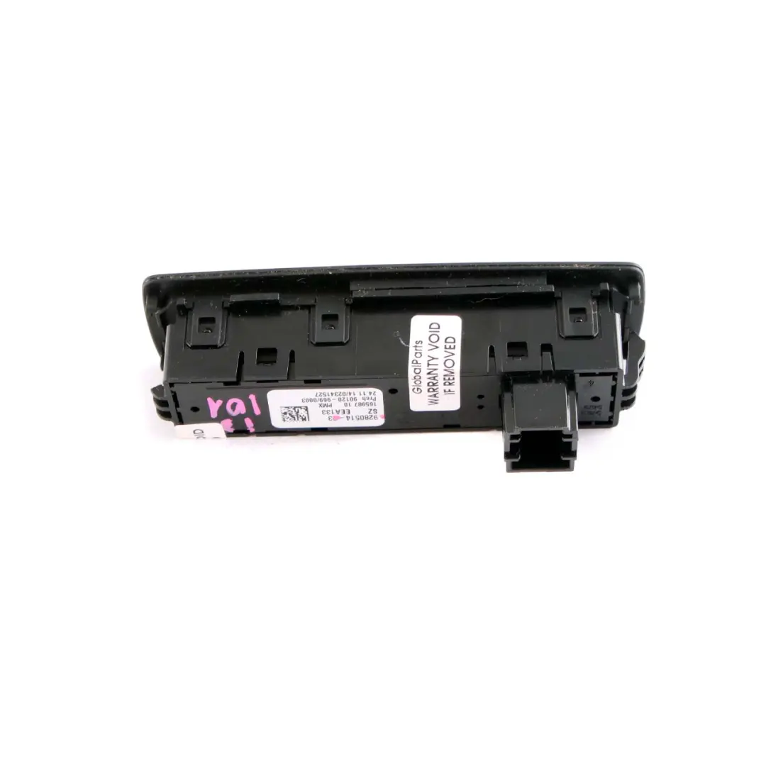 BMW i3 I01 Consola Central Interruptor Control Operativa Botón Selector - SKU 9280514 - Número de pieza 9280514