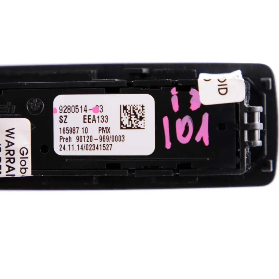 BMW i3 I01 Console Centrale Commutateur Unité Commande Bouton Sélecteur - SKU 9280514 - Numéro de pièce 9280514