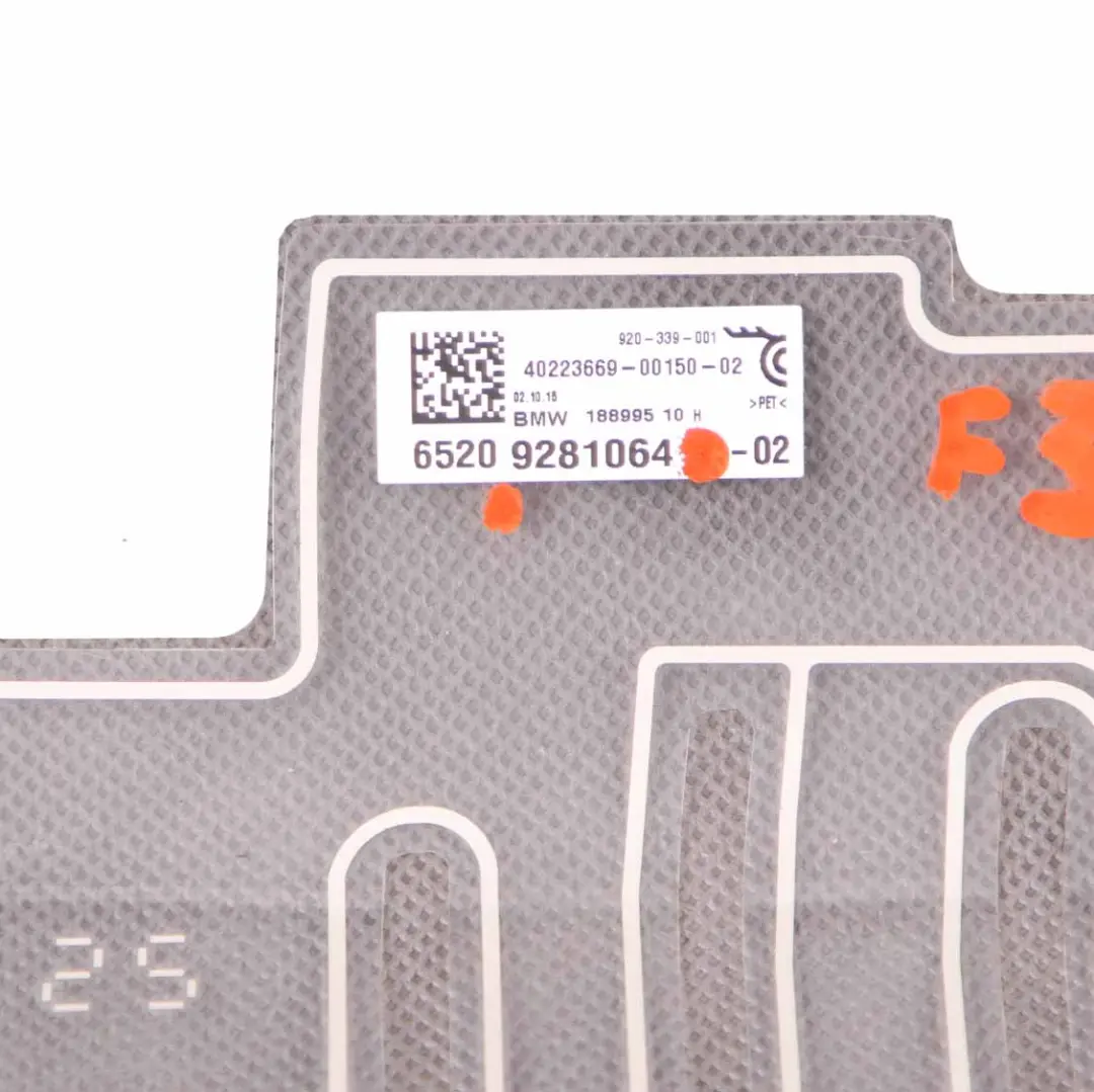 Antenna Unit BMW F33 F83 M4 Left N/S Aerial Control Unit Module to with Part number 9281064 Antenna Unit BMW F33 F83 M4 Left N/S Aerial Control Unit Module - SKU 9281064 - Part number 9281064