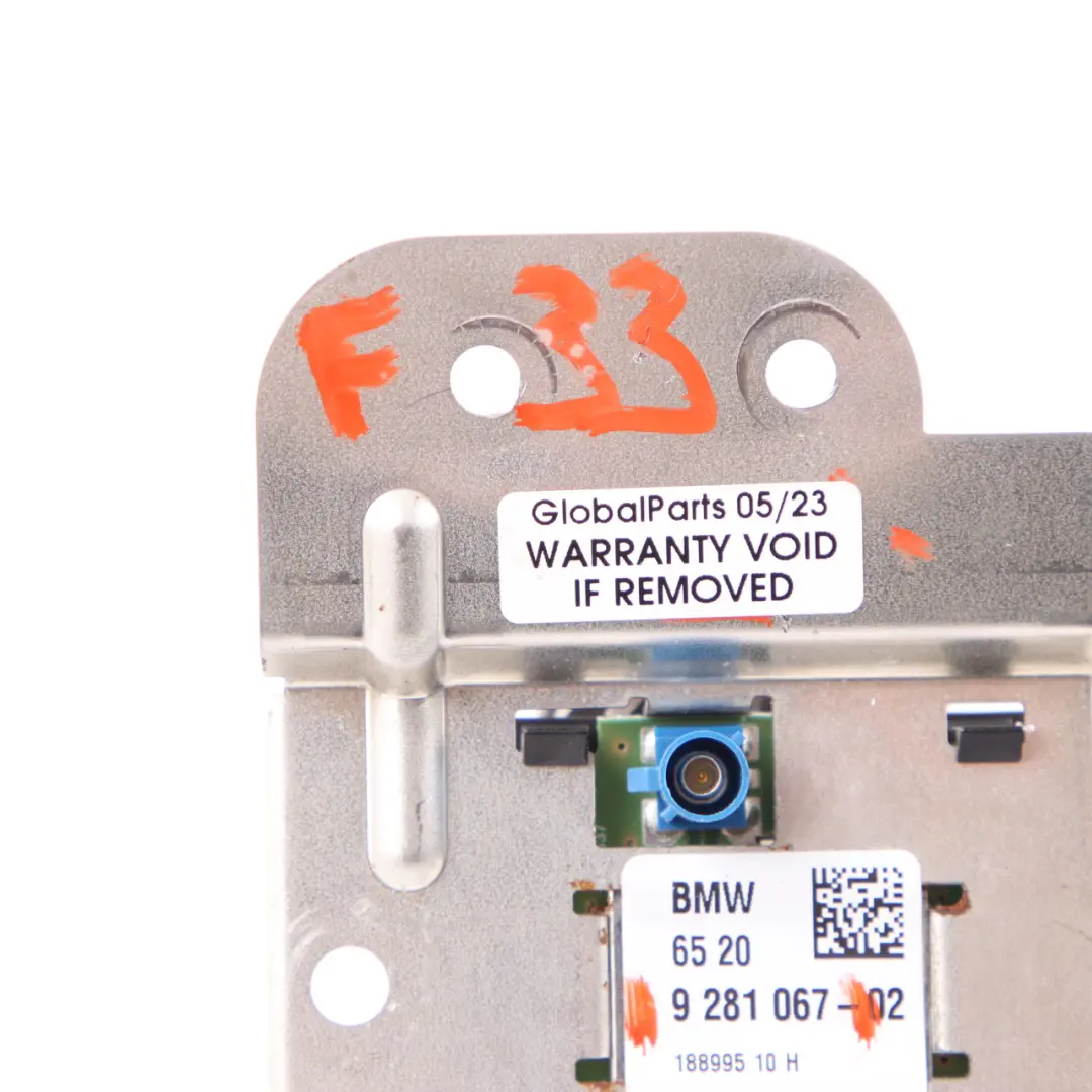 Antenne Amplificateur BMW F33 F83 M4 Unité GPS pour signaux aériens pour à propos du numéro de pièce 9281067 Antenne Amplificateur BMW F33 F83 M4 Unité GPS pour signaux aériens - SKU 9281067 - Numéro de pièce 9281067