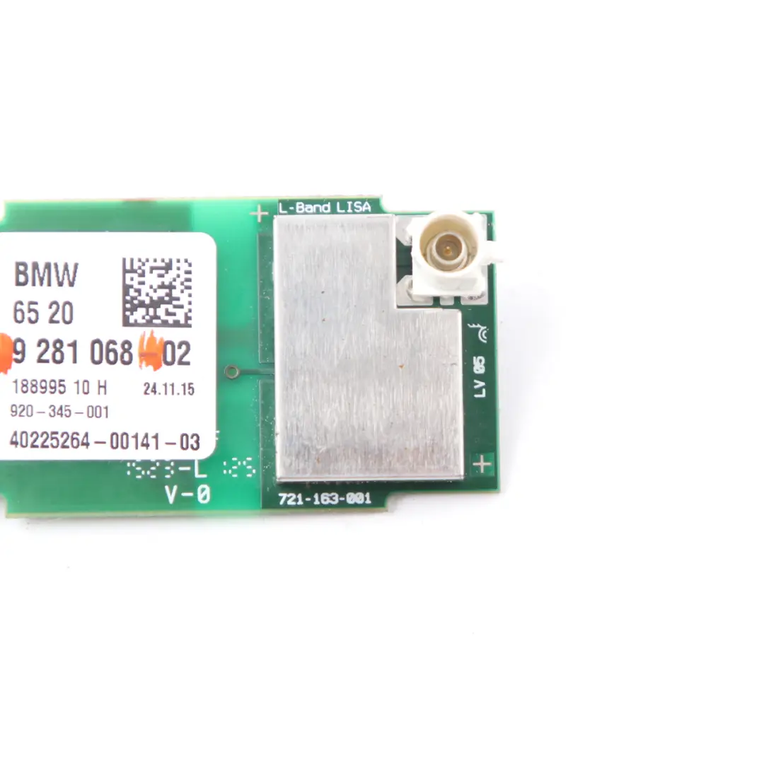  Antennenempfänger BMW F33 F83 M4 Cabrio Antenne DAB Einheit - SKU 9281068 - Teilenummer 9281068