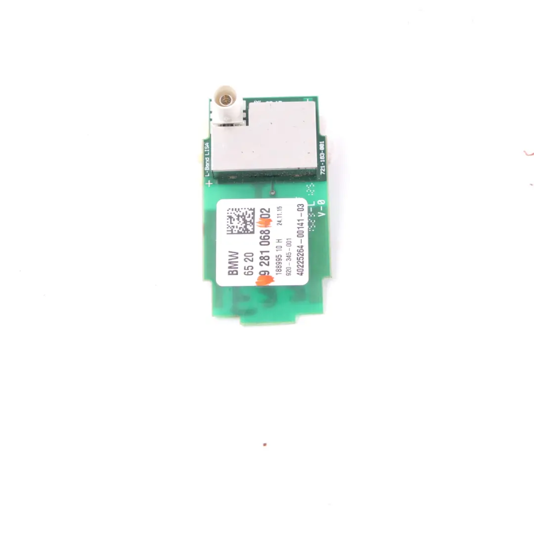  Antennenempfänger BMW F33 F83 M4 Cabrio Antenne DAB Einheit - SKU 9281068 - Teilenummer 9281068