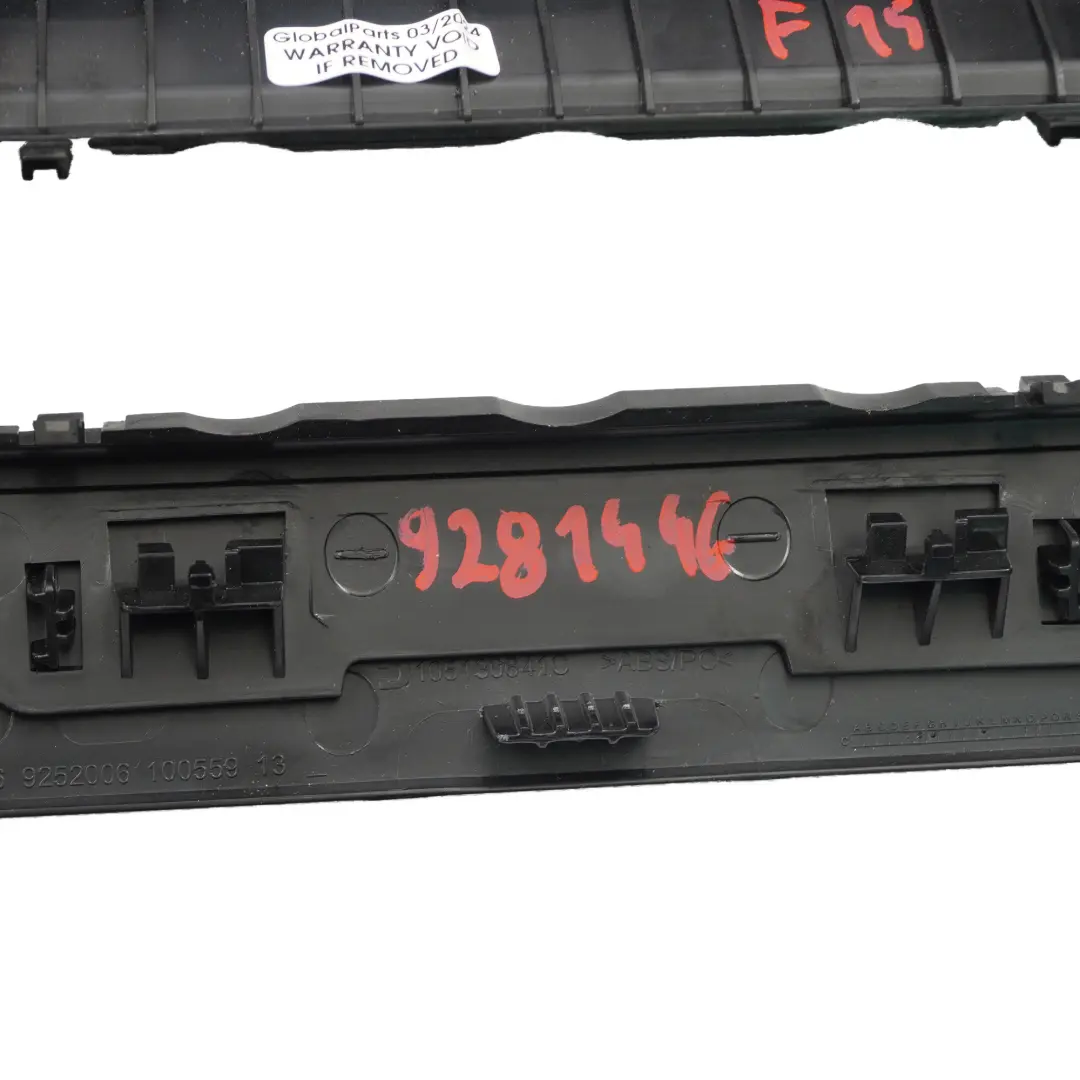  Mittel Konsolen Abdeckung BMW F15 F16 F86 Heck Verkleidung Schwarz - SKU 9281446 - Teilenummer 9281446