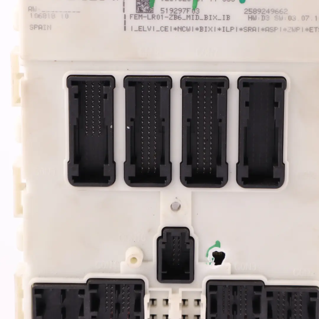 FEM Module BMW F20 F21 F22 F30 F32 ECU Control Unit Fuse Box to with Part number 9281826 FEM Module BMW F20 F21 F22 F30 F32 ECU Control Unit Fuse Box - SKU 9281826 - Part number 9281826