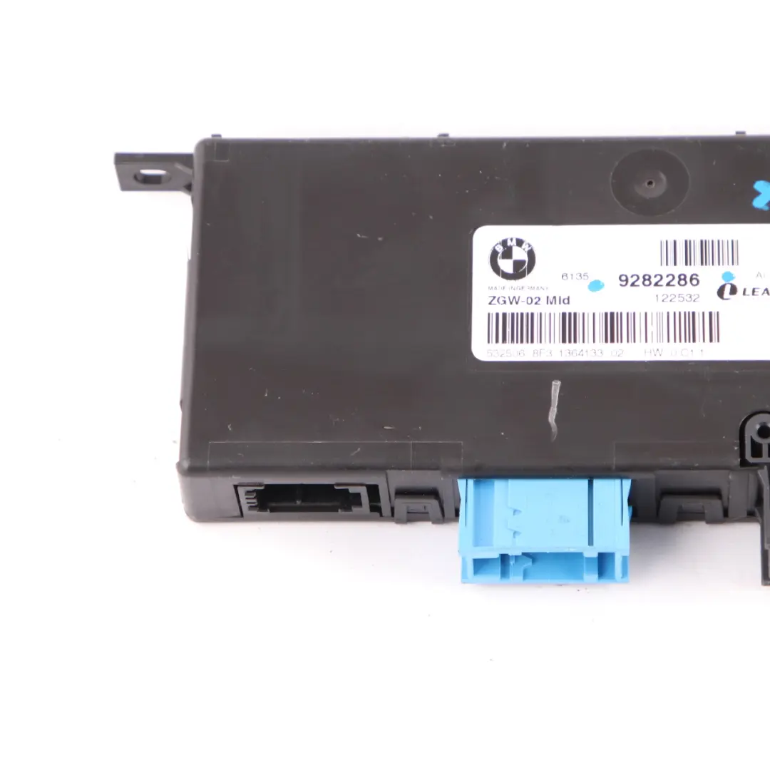 Central Gateway Module Control Unit Lear ZGW-02 MID to BMW X3 F25 with Part number 9282286 BMW X3 F25 Central Gateway Module Control Unit Lear ZGW-02 MID - SKU 9282286 - Part number 9282286