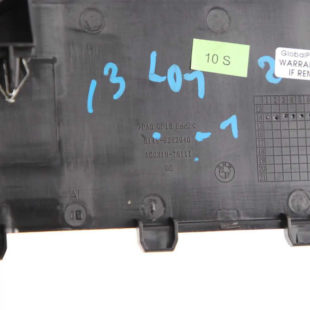 BMW i3 I01 Steering Column Cover Trim Panel Black - SKU 9282940-1 - Part number 9282940