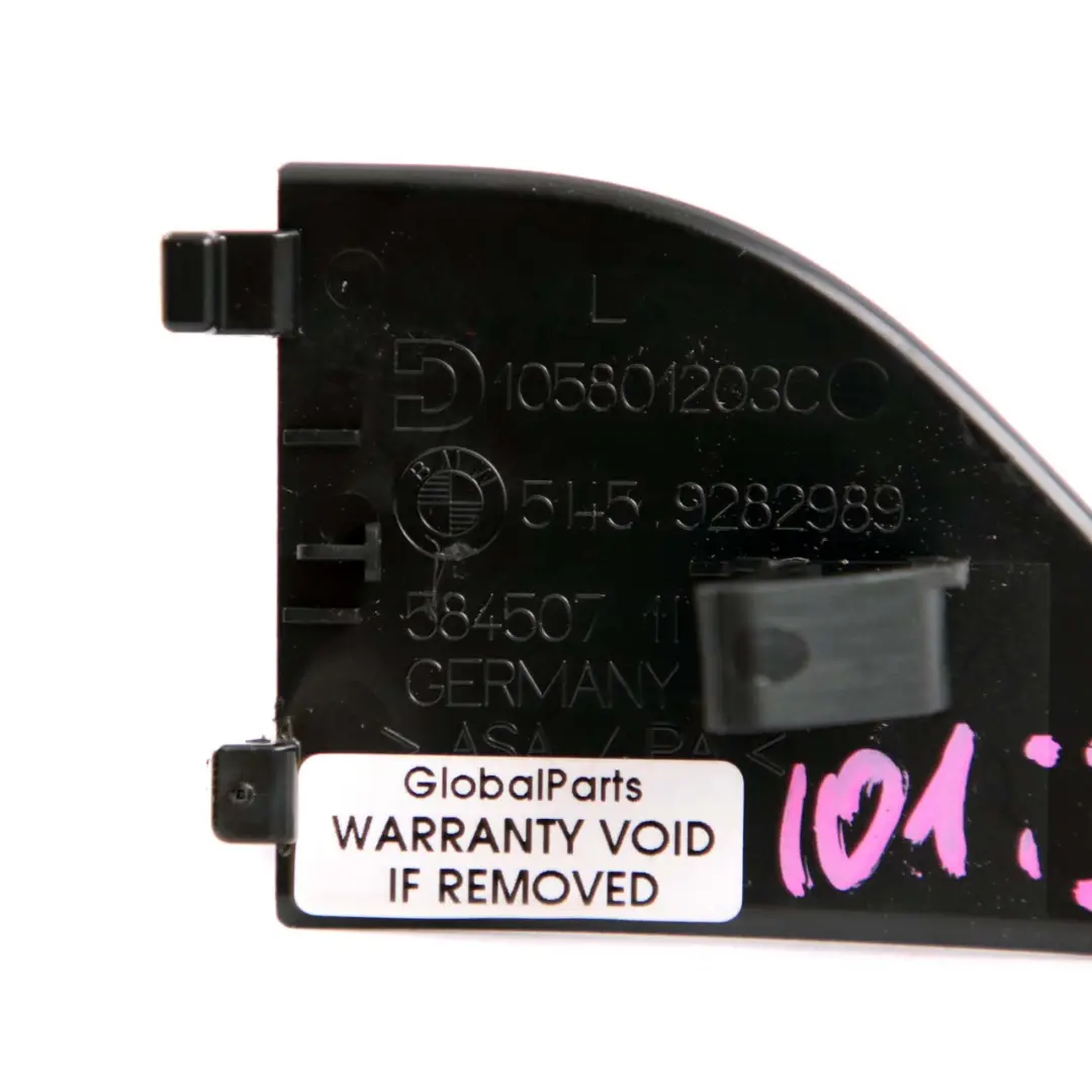 BMW i3 I01 Cover Trim Dashboard Screw Connection Support Tube Left N/S - SKU 9282989 - Part number 9282989