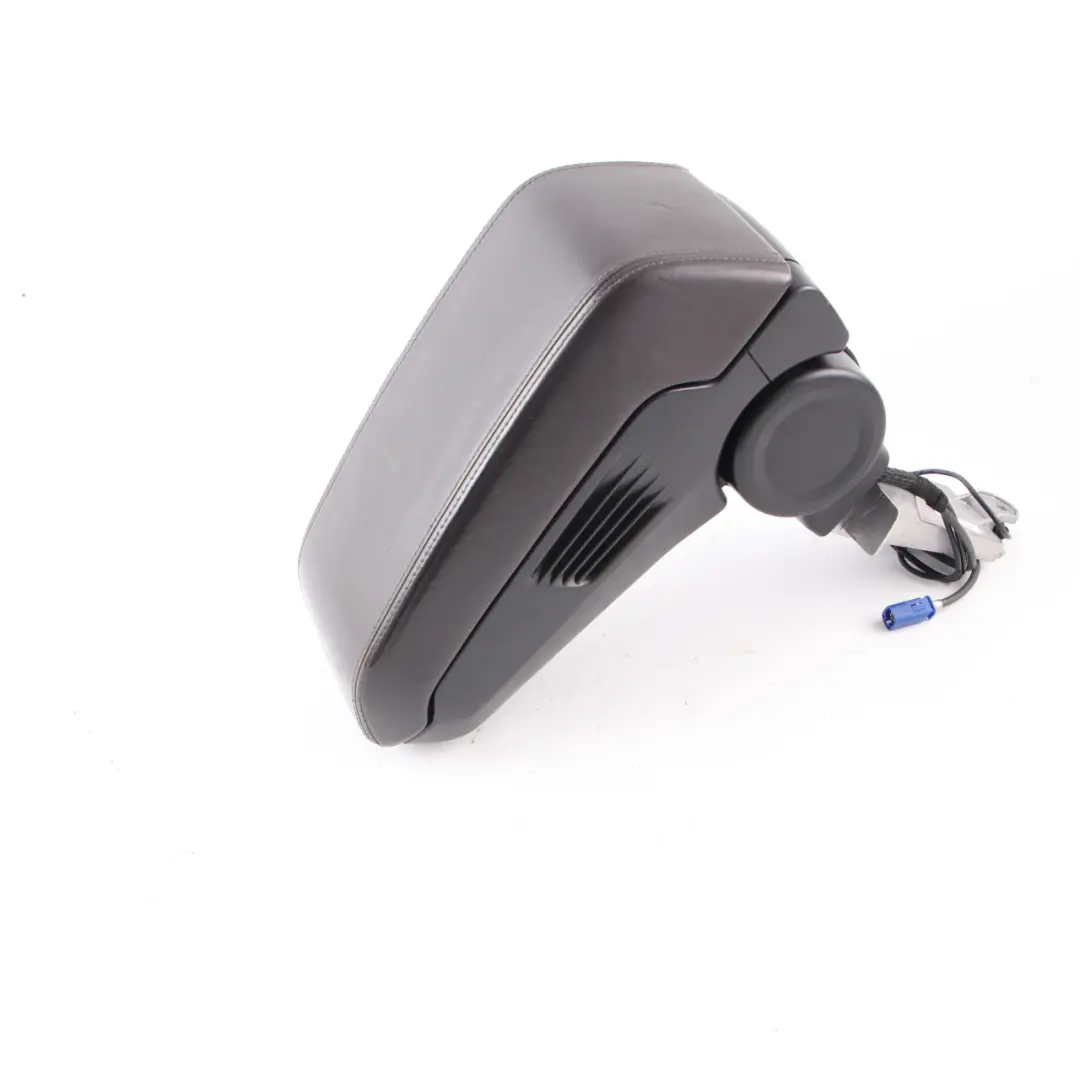 Centre Arm Rest Armrest Telephone Leather Dalbergia Brown to BMW i3 I01 with Part number 9283173 BMW i3 I01 Centre Arm Rest Armrest Telephone Leather Dalbergia Brown - SKU 9283173 - Part number 9283173