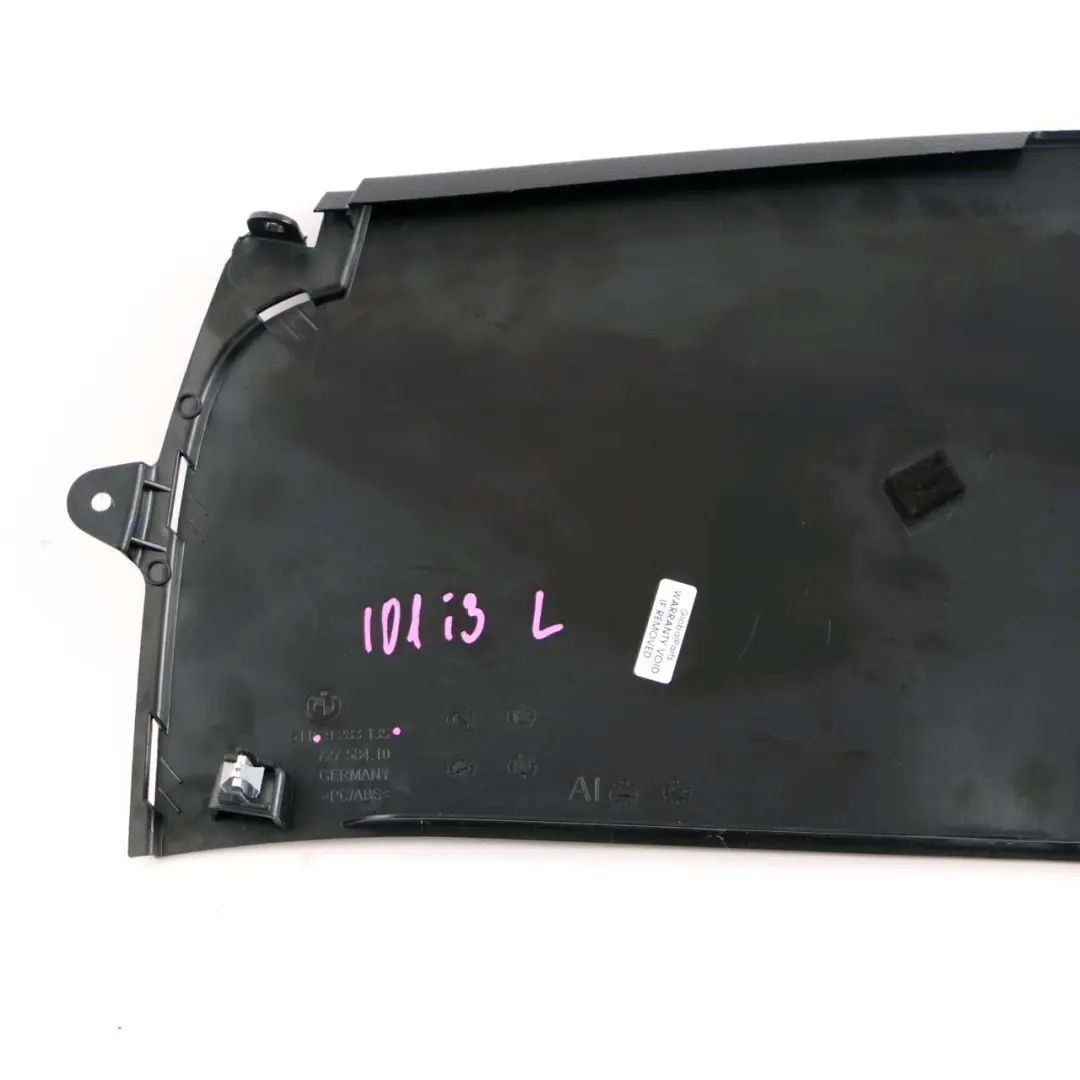  Embellecedor Consola Central BMW i3 I01 Tapa Panel Izquierda 9283135 - SKU 9283181 - Número de pieza 9283181