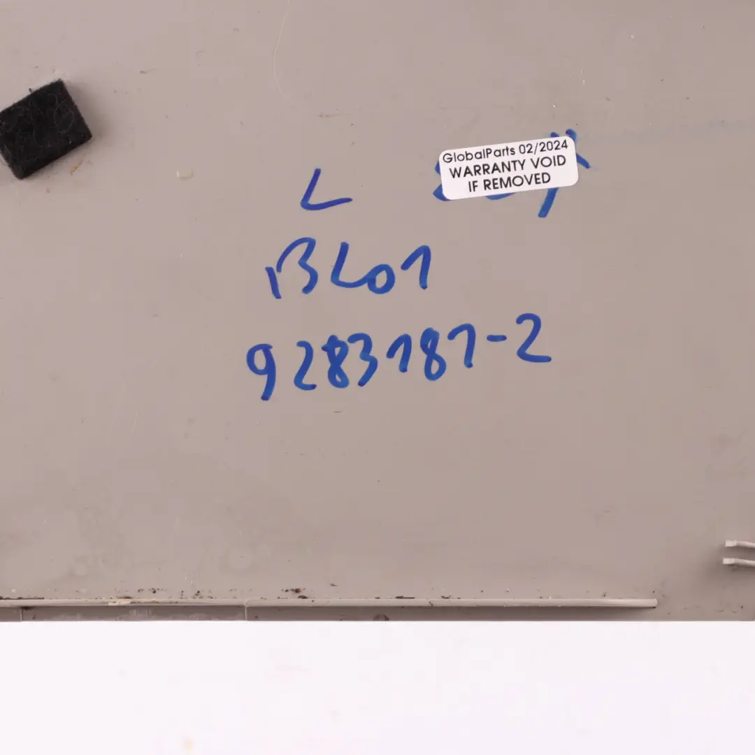 Centre Console Trim Cover Panel Left N/S Carum Grey 9283135 to BMW i3 I01 with Part number 9283182 BMW i3 I01 Centre Console Trim Cover Panel Left N/S Carum Grey 9283135 - SKU 9283182 - Part number 9283182