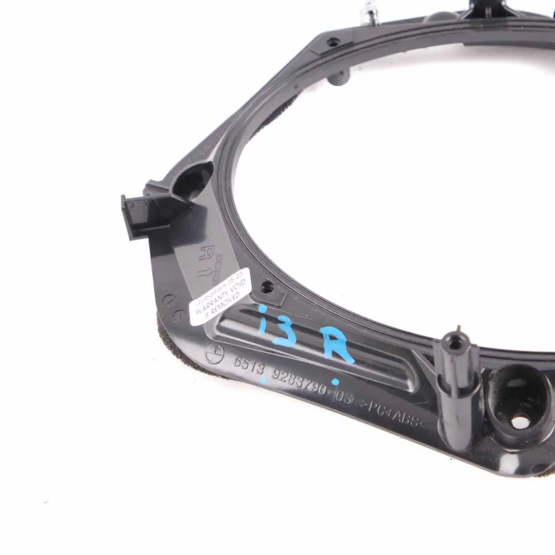 Speaker Subwoofer Adapter Mount Front Right O/S Trim Bracket to BMW i3 I01 with Part number 9283790 BMW i3 I01 Speaker Subwoofer Adapter Mount Front Right O/S Trim Bracket - SKU 9283790 - Part number 9283790