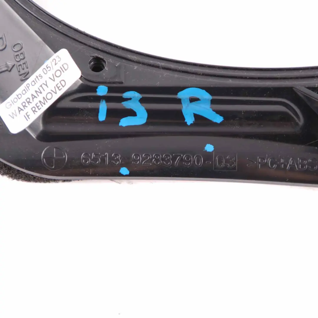 BMW i3 I01 Speaker Subwoofer Adapter Mount Front Right O/S Trim Bracket - SKU 9283790 - Part number 9283790