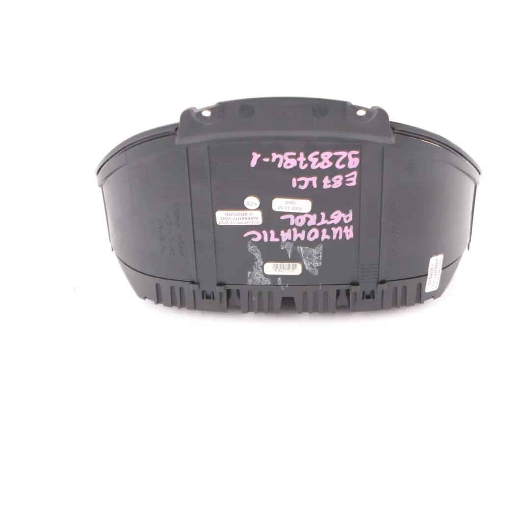 Instrument Cluster Speedo Clocks Meter Automatic to BMW E81 E87 E88 Petrol with Part number 9283794 BMW E81 E87 E88 Petrol Instrument Cluster Speedo Clocks Meter Automatic - SKU 9283794-1 - Part number 9283794