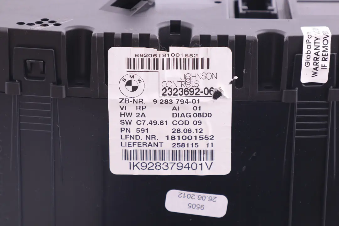 Instrument Cluster Speedo Clocks Petrol to BMW 1 Series E81 E87 E87N E88 with Part number 62109187039 BMW 1 Series E81 E87 E87N E88 Instrument Cluster Speedo Clocks Petrol - SKU 9283794 - Part number 62109187039