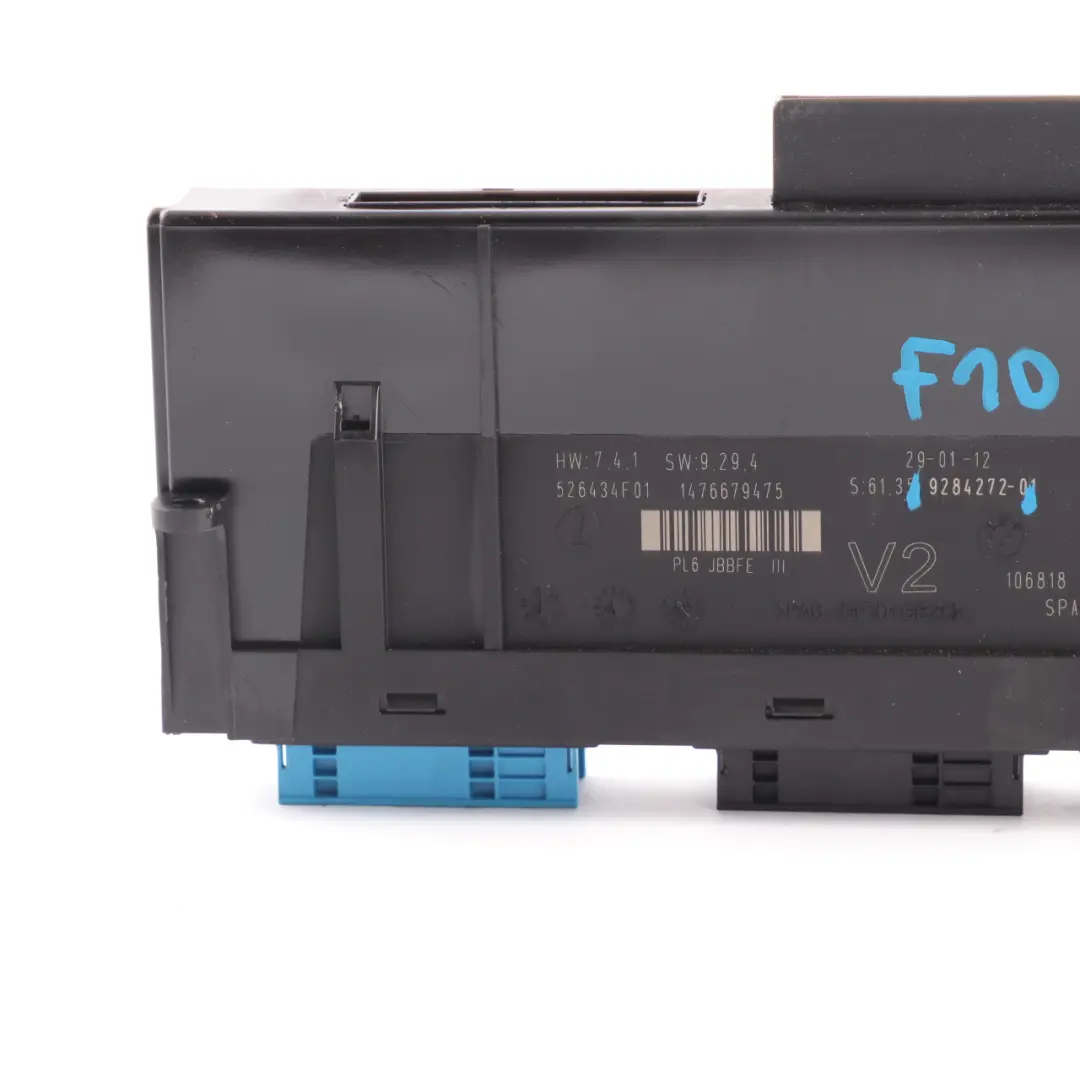 BMW F10 Modulo controllo della carrozzeria Scatola giunzione elettronica - SKU 9284272 - Numero di parte 9284272
