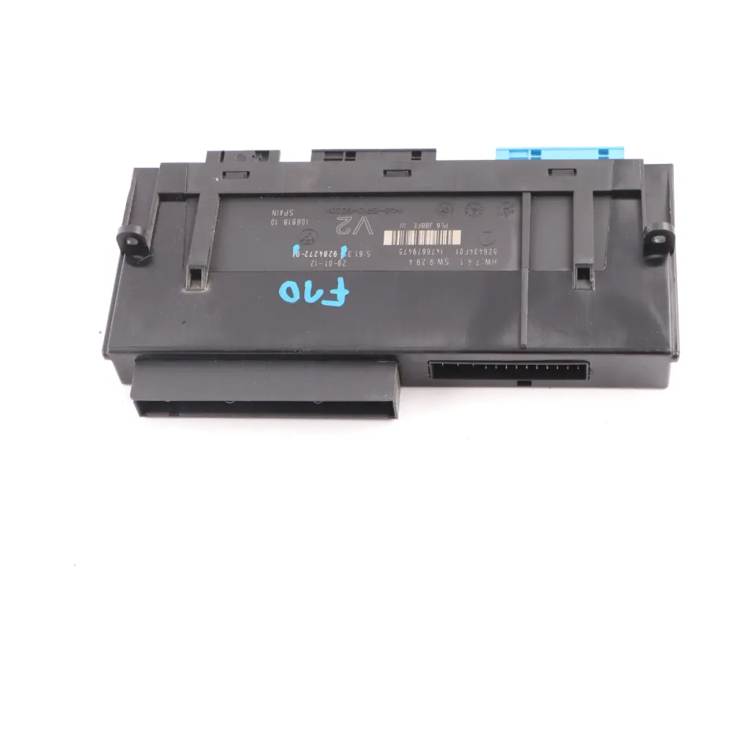Module de contrôle de la carrosserie Boîte jonction électronique pour BMW F10 à propos du numéro de pièce 9284272 BMW F10 Module de contrôle de la carrosserie Boîte jonction électronique - SKU 9284272 - Numéro de pièce 9284272