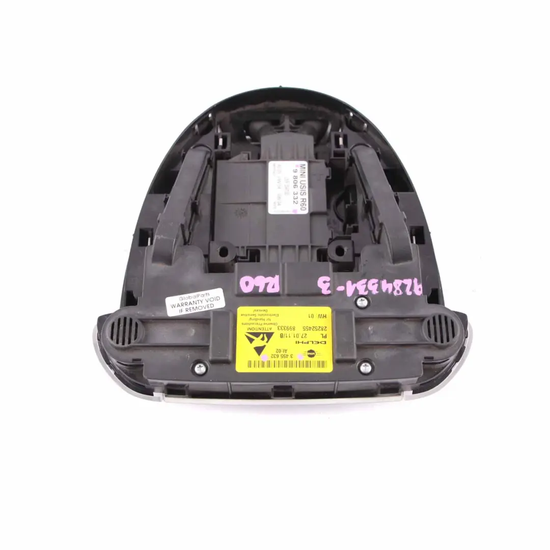 Mini Cooper R55 R56 R60 R61 Interruttore Unita Controllo Tetto - SKU 9284331-3 - Numero di parte 3455632