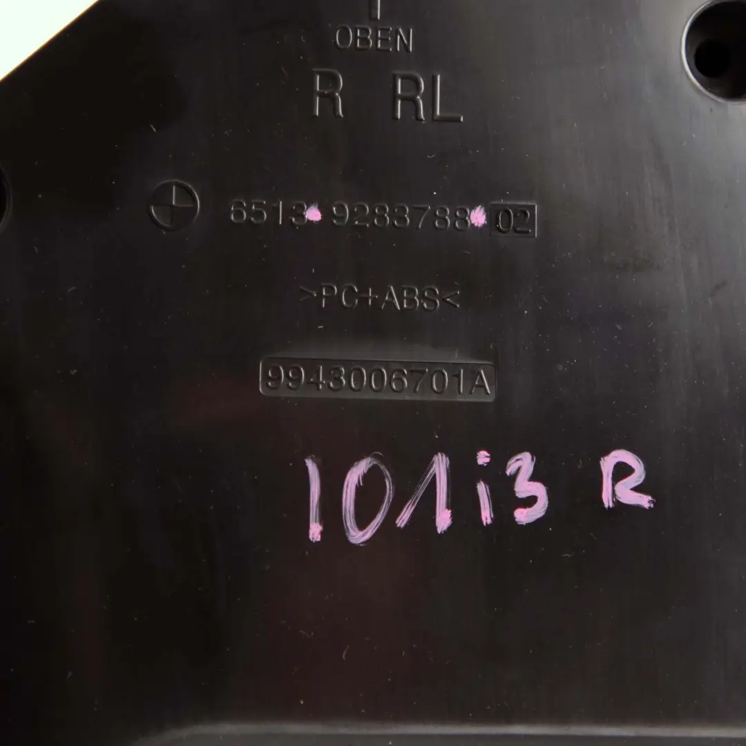 BMW i3 I01 Subwoofer Central Bass Speaker Right O/S Hi-Fi 9283788 - SKU rhd-9283788 - Part number 9285272