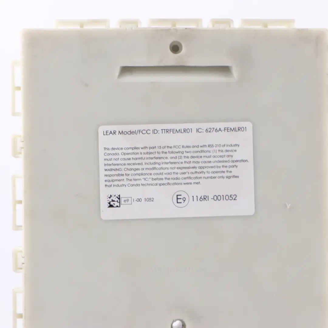 Unidad Control Confort Carrocería FEM ECU LR01 para BMW F20 F21 F30 F31 F32 con número de pieza 9286110 BMW F20 F21 F30 F31 F32 Unidad Control Confort Carrocería FEM ECU LR01 - SKU 9286110 - Número de pieza 9286110