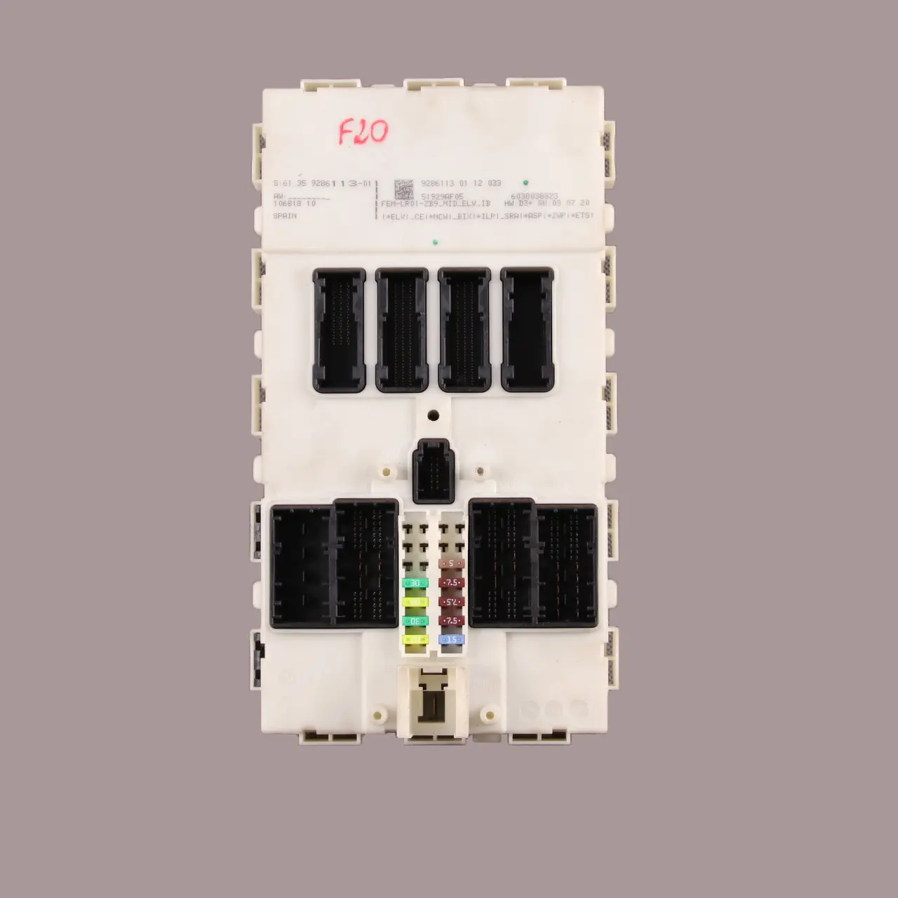 BMW F20 F21 F22 F30 F32 FEM Modul ECU Steuergerät Sicherungskasten 9286113