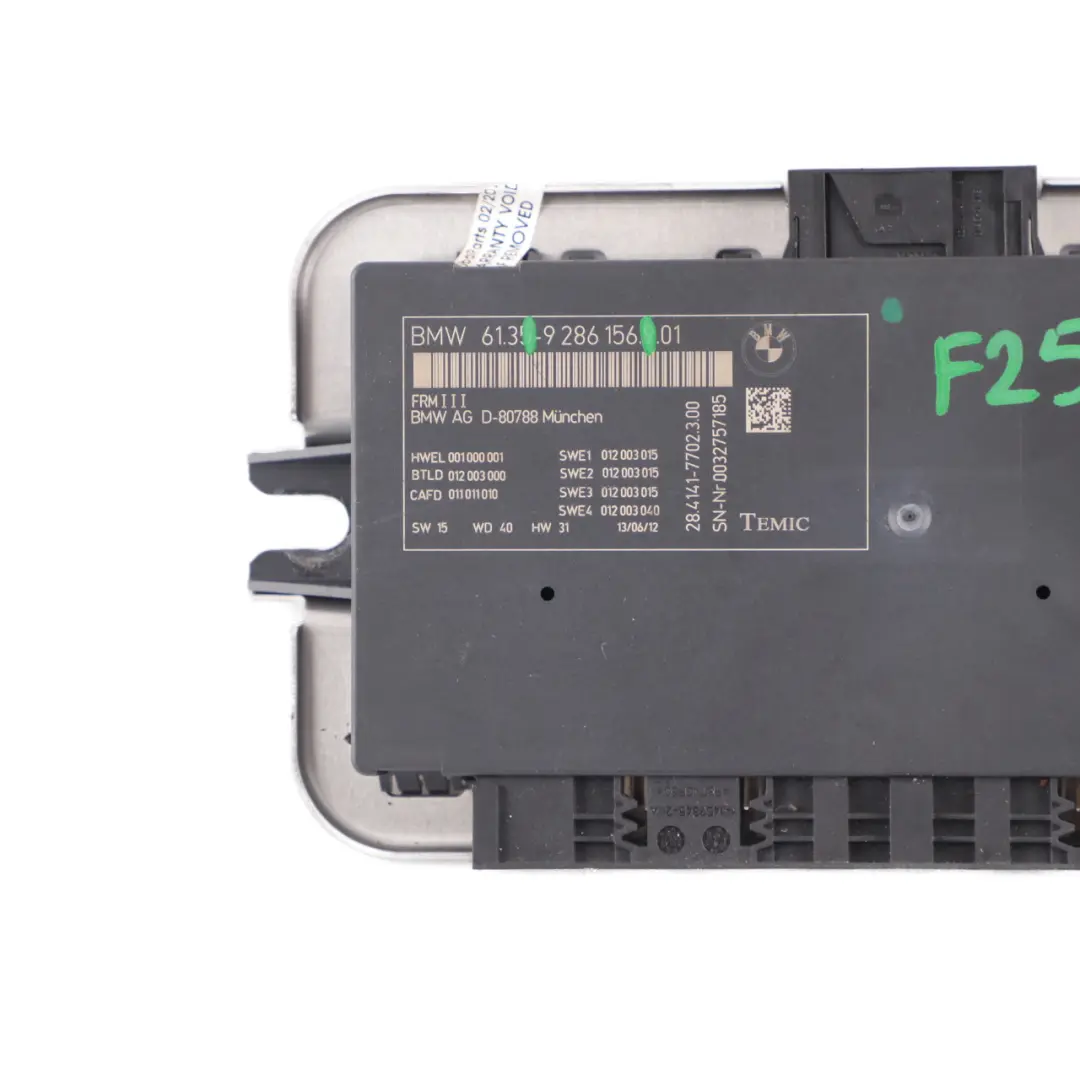 Fußraum Leuchte Modul Steuergerät ECU FRM3 9394669 BMW X3 F25 - SKU 9286156 - Teilenummer 9286156