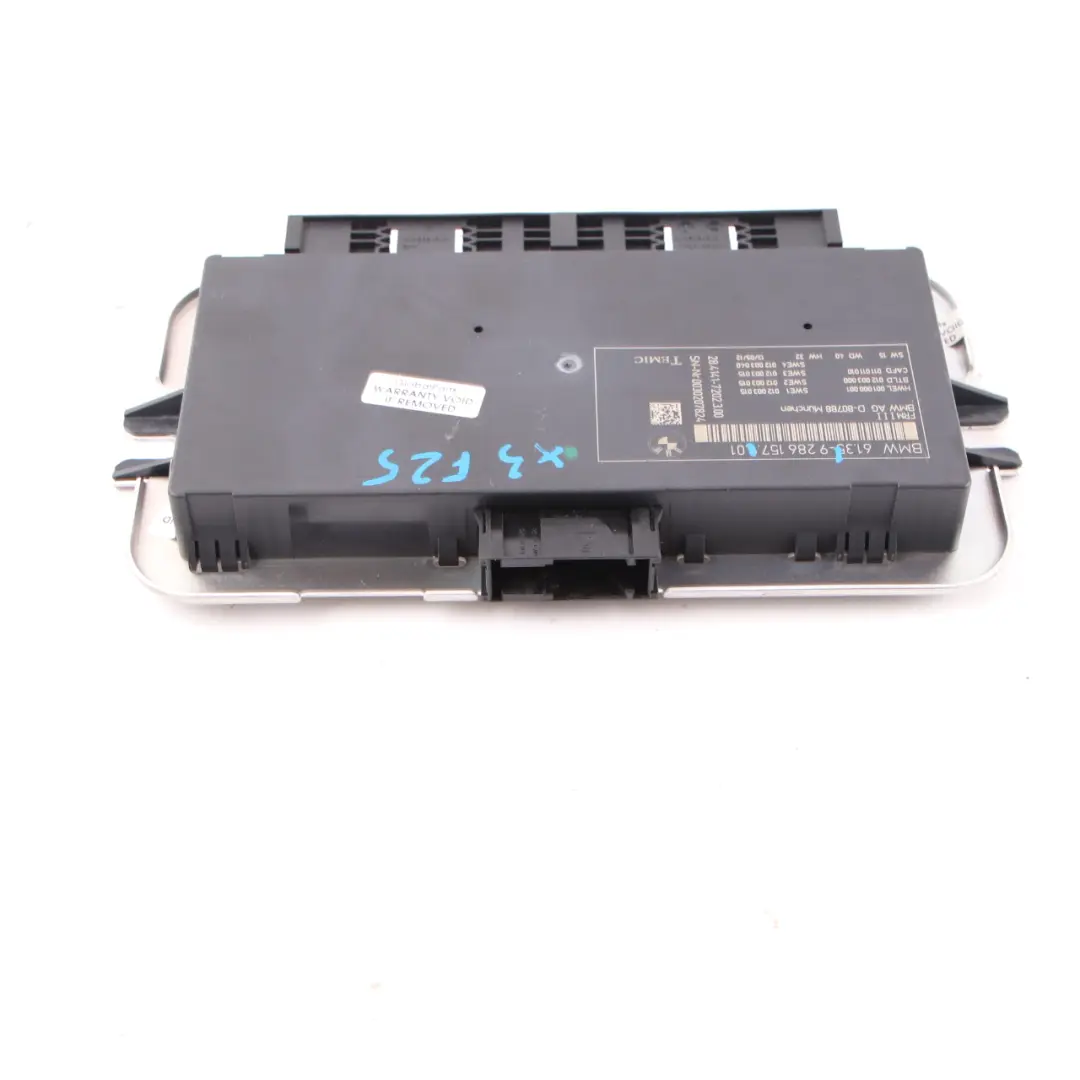 BMW X3 F25 Lichtmodul Steuerung Fußraum Beleuchtung ECU Einheit FRM3 - SKU 9286157 - Teilenummer 9286157