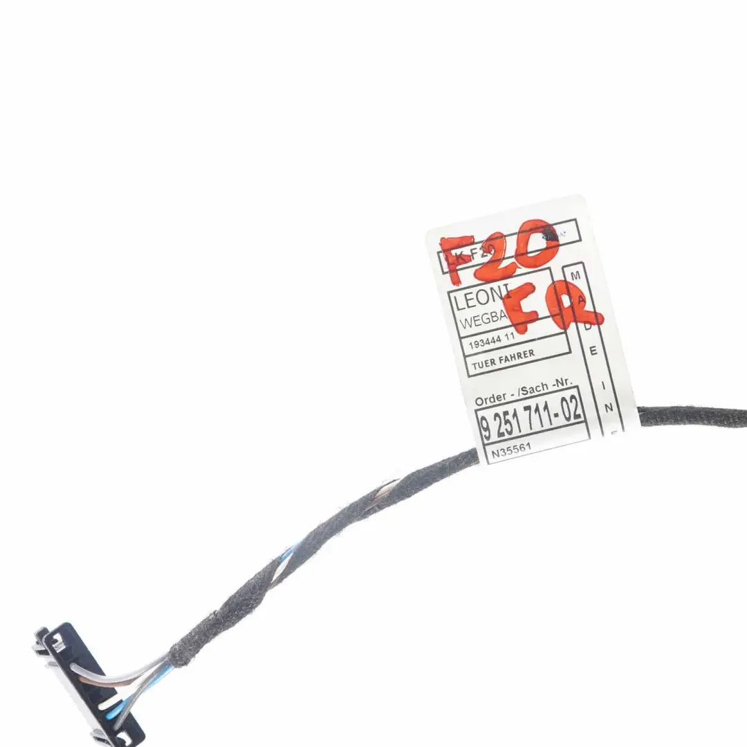 Front Right O/S Wiring Loom Harness Door O/S 9251711 to BMW F20 with Part number 9286171 BMW F20 Front Right O/S Wiring Loom Harness Door O/S 9251711 - SKU 9286171 - Part number 9286171