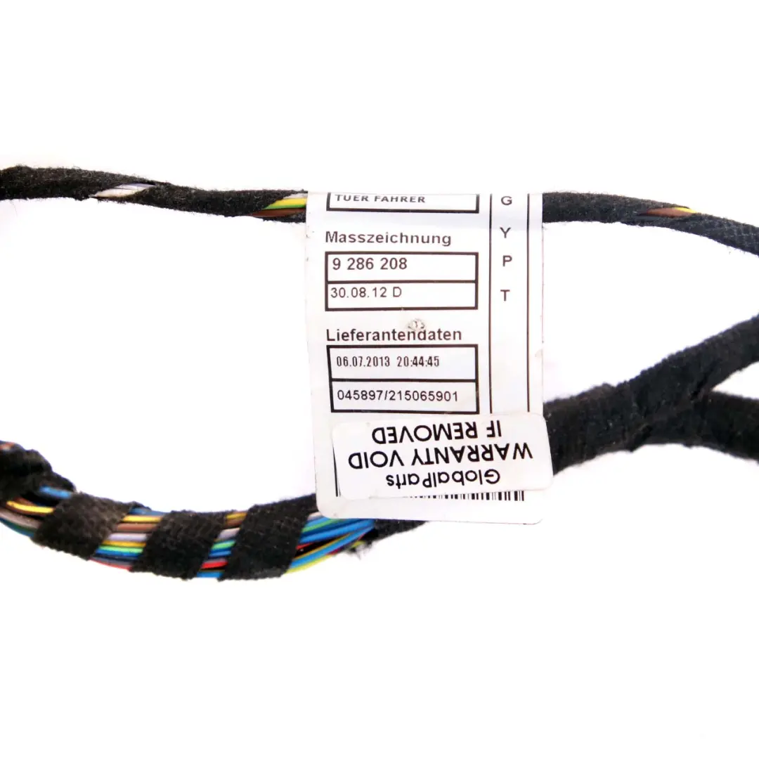 Front Door Wiring Loom Cable Harness to BMW 3 Series F30 F31 with Part number 9286219 BMW 3 Series F30 F31 Front Door Wiring Loom Cable Harness - SKU 9286219 - Part number 9286219