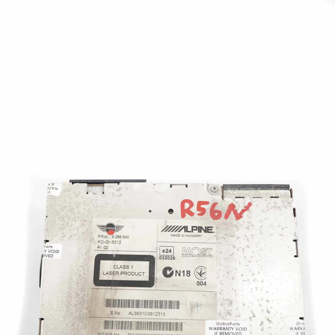 Mini Cooper R55 R56 R57 LCI R60 R61 CHAMP 2 Navigationssystem - SKU 9286640 - Teilenummer 9283529