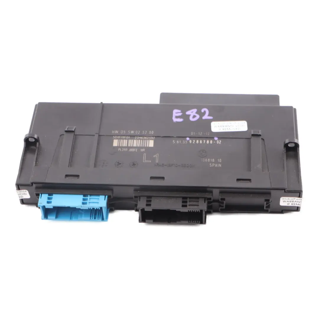 Sterownik Moduł Komfortu do BMW E82 o numerze 9364819 BMW E82 Sterownik Moduł Komfortu - SKU 9286780 - Numer Części 9364819