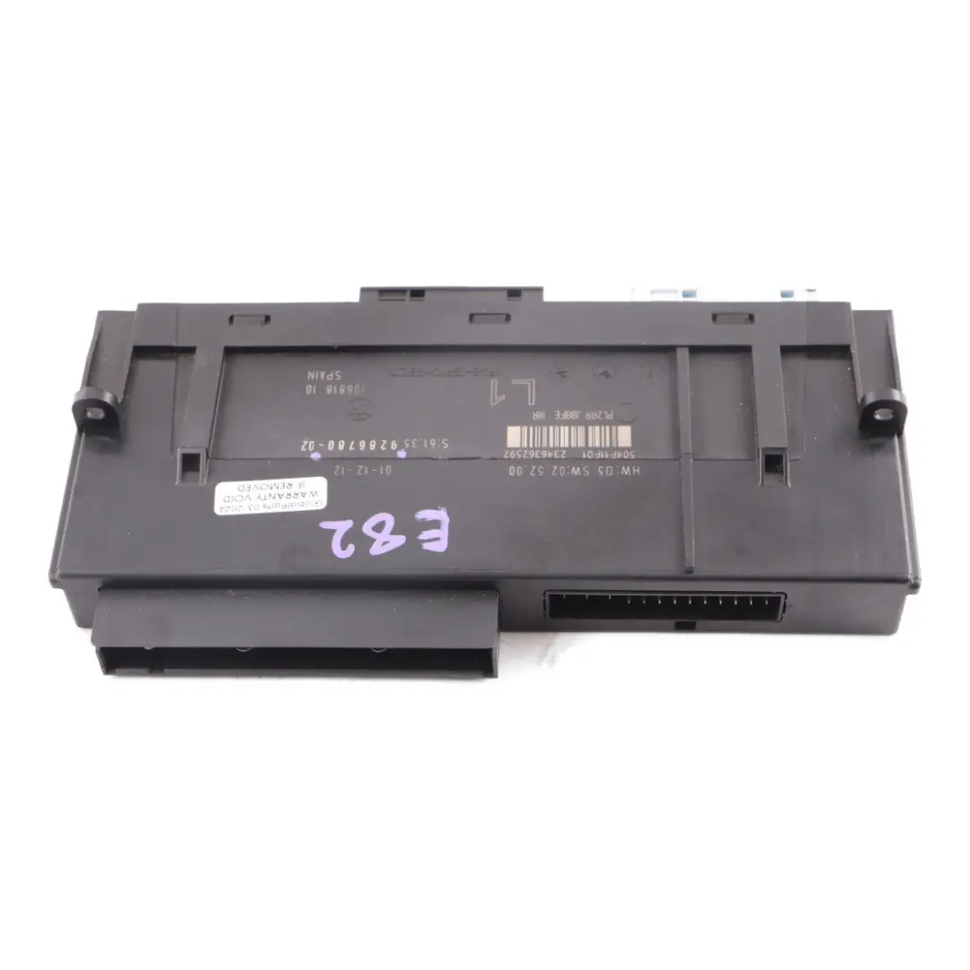 Módulo BMW E82 Caja De Conexiones Cuerpo Confort Unidad De Control para con número de pieza 9364819 Módulo BMW E82 Caja De Conexiones Cuerpo Confort Unidad De Control - SKU 9286780 - Número de pieza 9364819