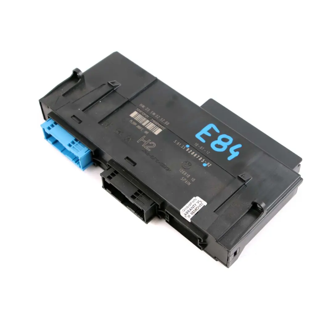 BMW X1 E84 ECU Body Control Module Junction Box H2 PL2RR JBBFE IIIR - SKU 9286785 - Part number 9286785
