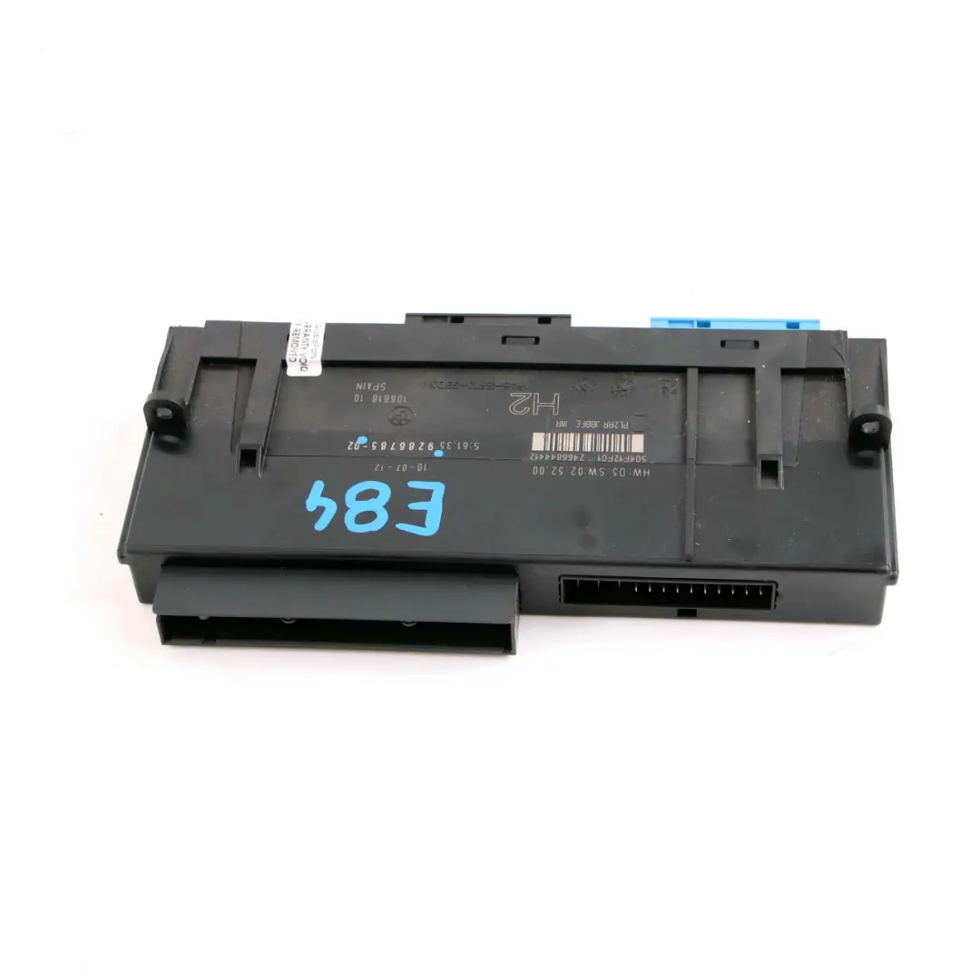 ECU Modulo Controllo Corpo Scatola Giunzione H2 PL2RR JBBFE IIIR per BMW X1 E84 con numero di parte 9286785 BMW X1 E84 ECU Modulo Controllo Corpo Scatola Giunzione H2 PL2RR JBBFE IIIR - SKU 9286785 - Numero di parte 9286785