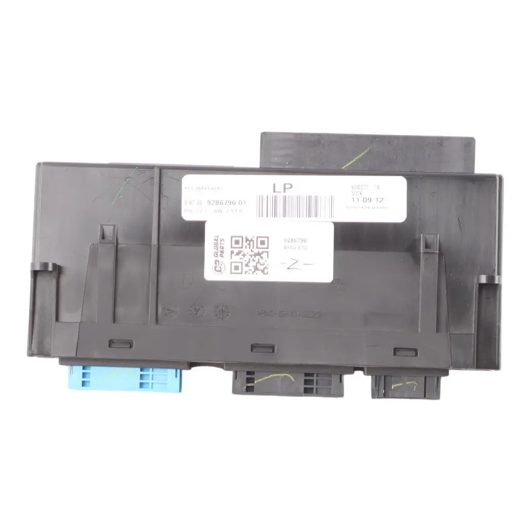 BMW E70 Body Control Module Unit Junction Box PL4 JBBFEIII R ECU - SKU 9286796 - Número de pieza 9286796