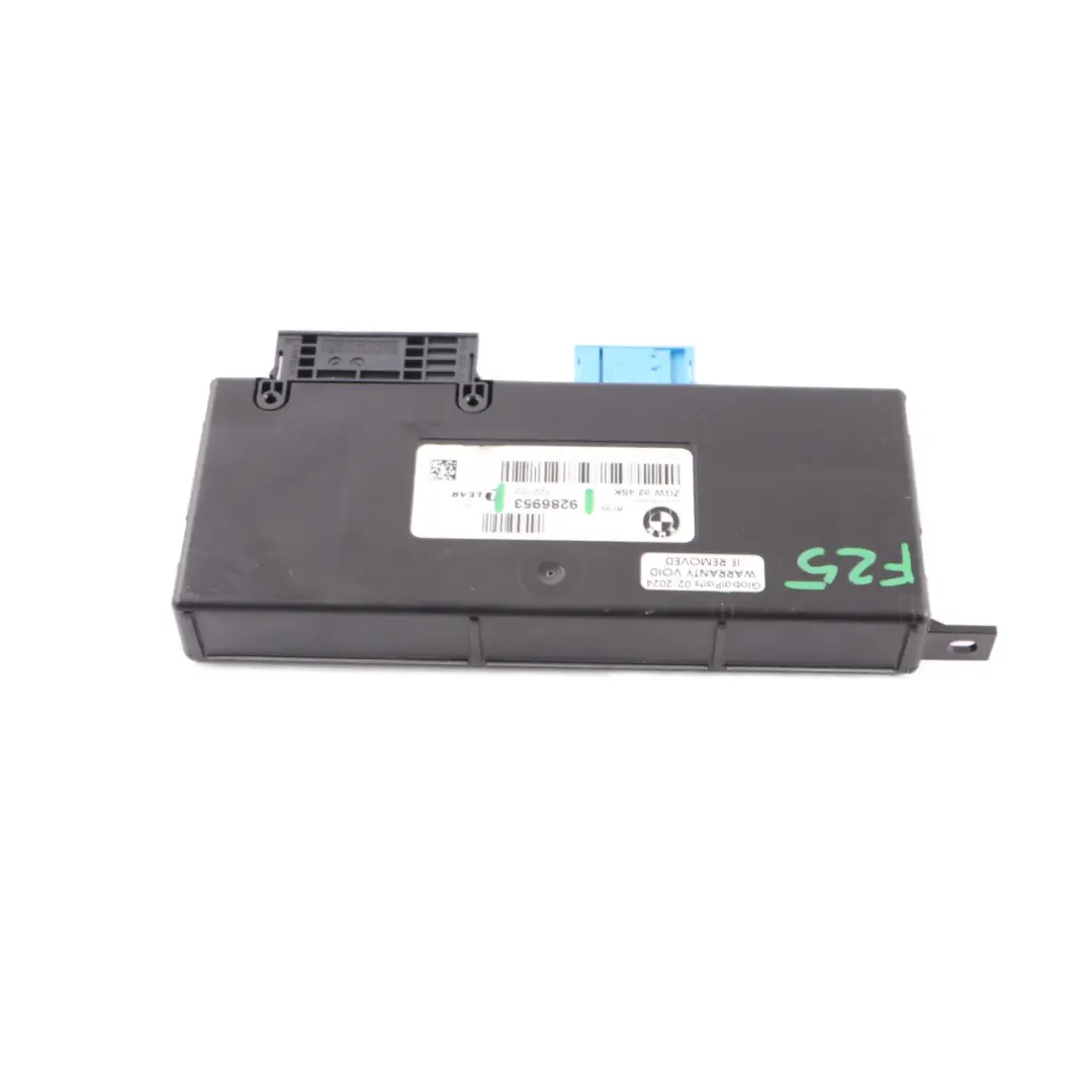 BMW X3 F25 Central Gateway Module Control Unit Lear ZGW-02 4SK - SKU 9286953 - Part number 9286953