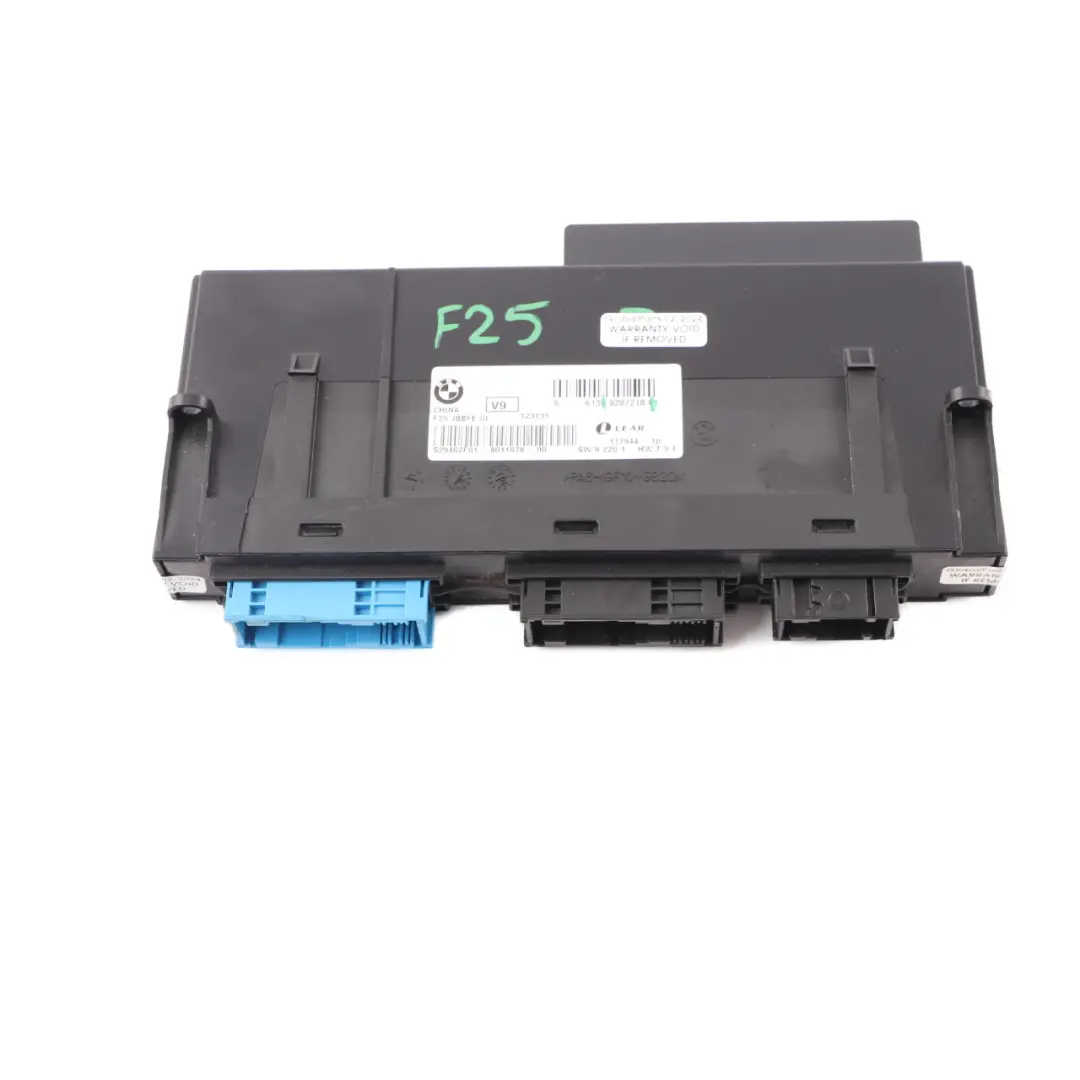 Boîtier Jonction Module Commande Châssis ECU JBBFE V9 Lear pour BMW X3 F25 à propos du numéro de pièce 9287218 BMW X3 F25 Boîtier Jonction Module Commande Châssis ECU JBBFE V9 Lear - SKU 9287218 - Numéro de pièce 9287218