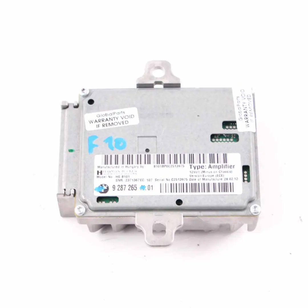 Sound Unit Steuermodul Design Verstärker für BMW F10 M5 Active mit Teilenummer 9287265 BMW F10 M5 Active Sound Unit Steuermodul Design Verstärker - SKU 9287265 - Teilenummer 9287265