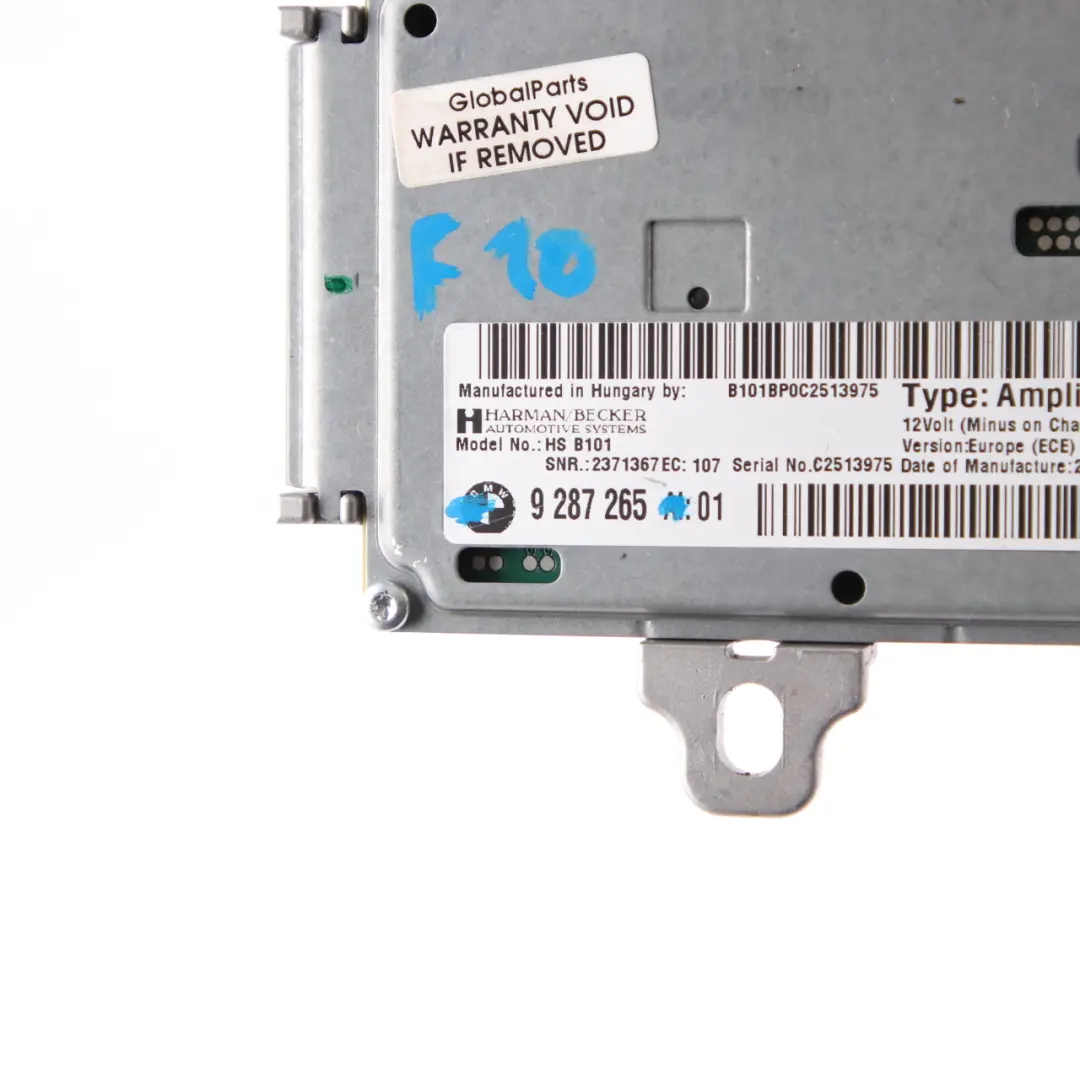 Unità sonora attiva Modulo controllo Design Amplificatore per BMW F10 M5 con numero di parte 9287265 BMW F10 M5 Unità sonora attiva Modulo controllo Design Amplificatore - SKU 9287265 - Numero di parte 9287265