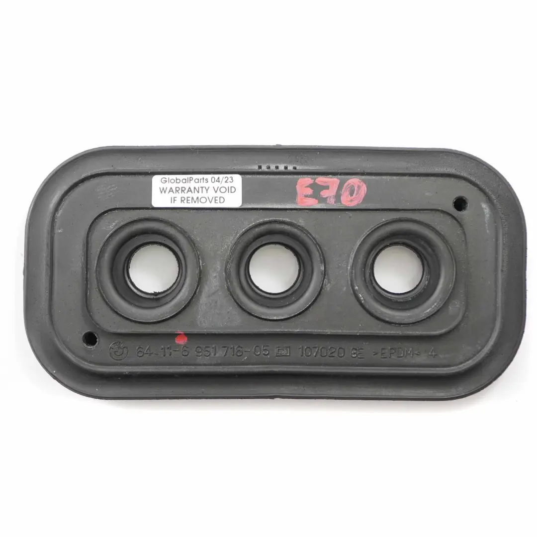 Heater Matrix Cover BMW X5 E70 F15 X6 E71 F16 Pipe Sealing Plate Gasket 6951716 to with Part number 9287272 Heater Matrix Cover BMW X5 E70 F15 X6 E71 F16 Pipe Sealing Plate Gasket 6951716 - SKU 9287272 - Part number 9287272