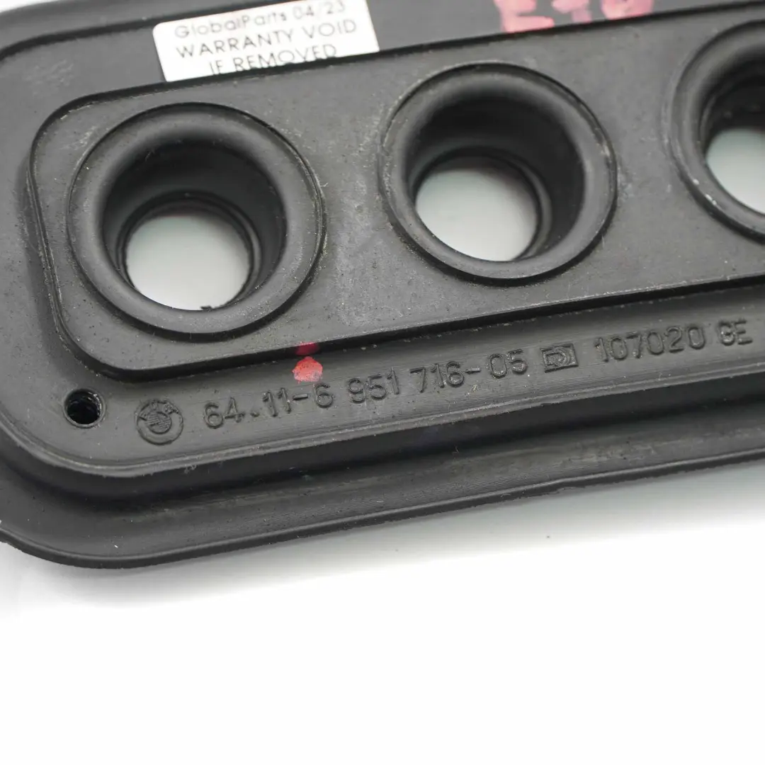 Heater Matrix Cover BMW X5 E70 F15 X6 E71 F16 Pipe Sealing Plate Gasket 6951716 - SKU 9287272 - Part number 9287272